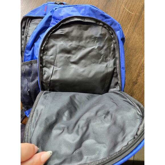 Blue Laptop Backpack with USB Port Lightweight Travel/School Bag - Picture 11 of 16